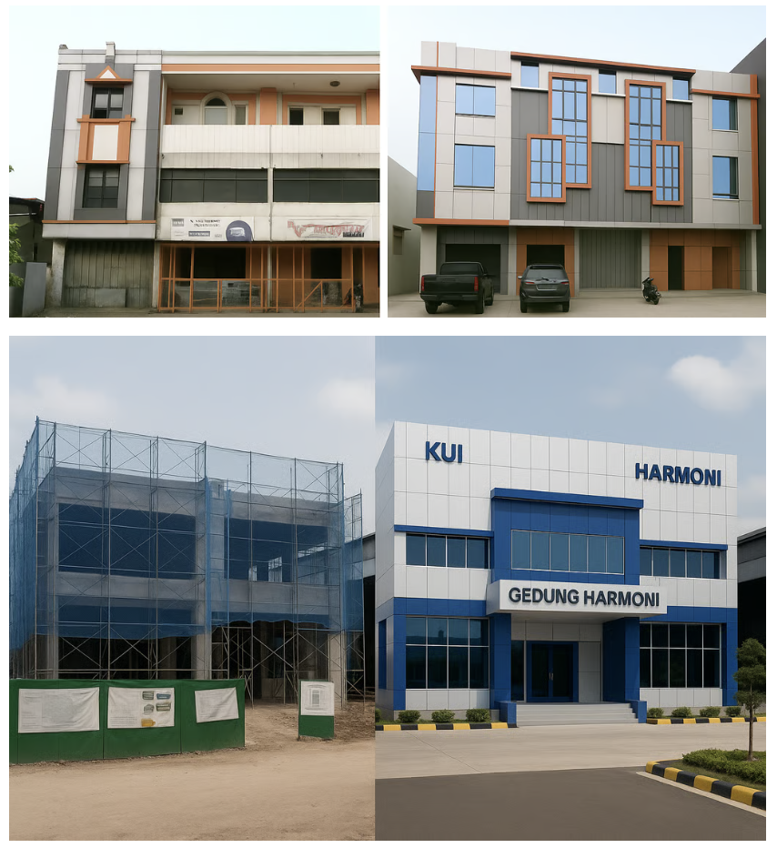 Proyek fasad CV. Anugerah Makmur